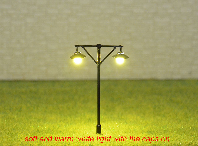 20 pcs HO OO Model Lamppost LED made Lamp long life street light NO Hot #L610