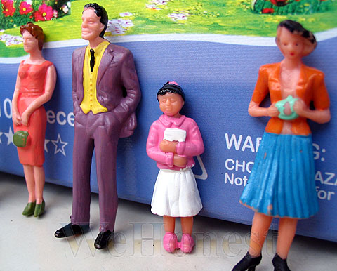 30 Pcs G Scale 1:24 Painted Figures – People Passengers For Model Railroad