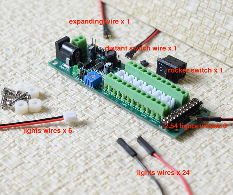 1 x power distribution board self adapt distributor HO N O LED street light hub