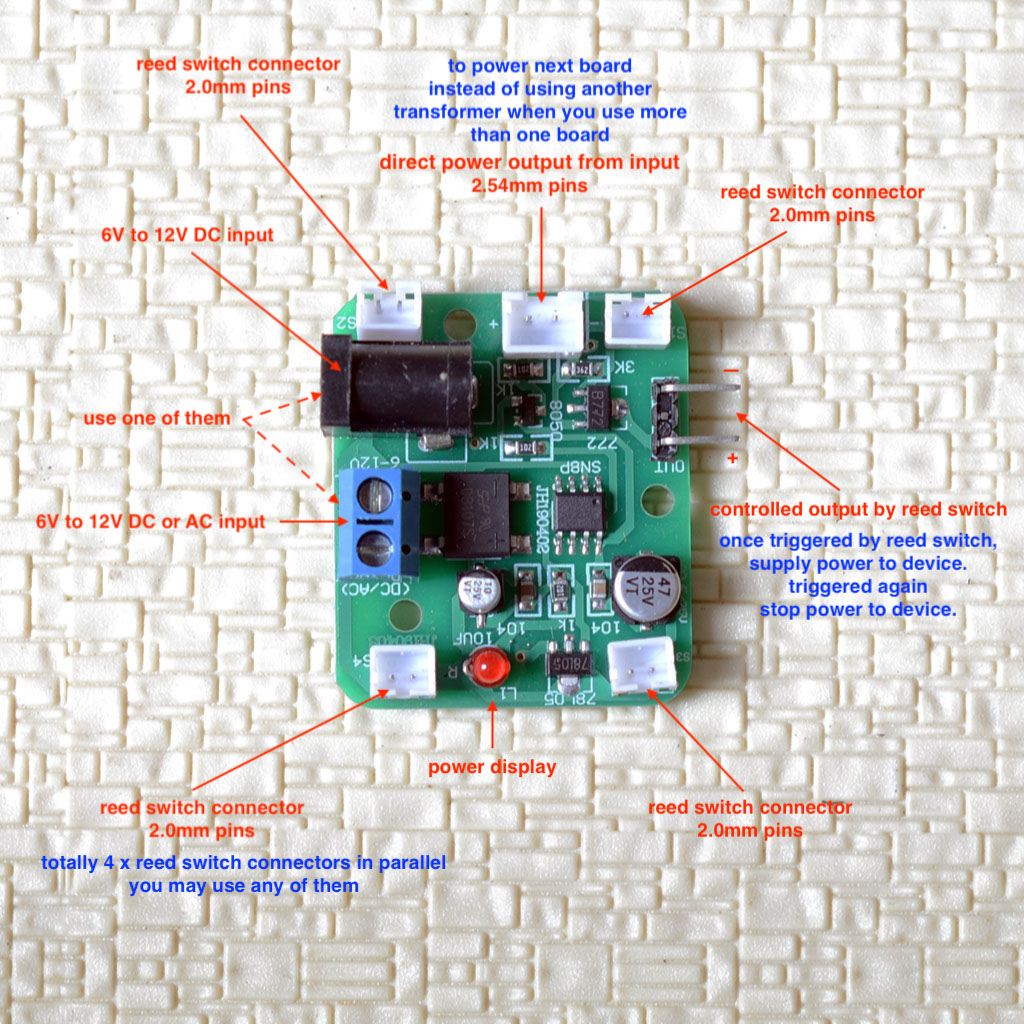 1 x automatic crossing signal board controller train detector device trigger